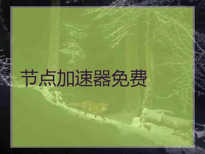 节点加速器免费