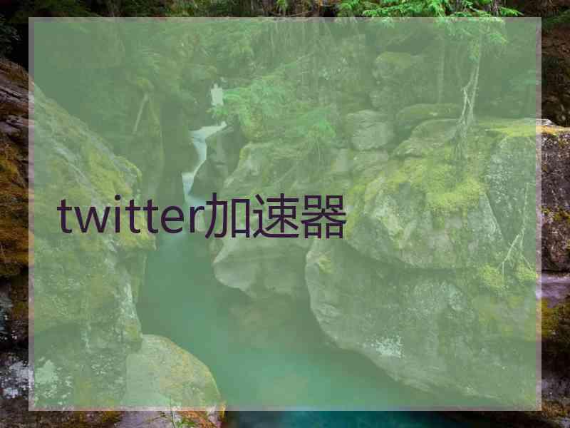 twitter加速器