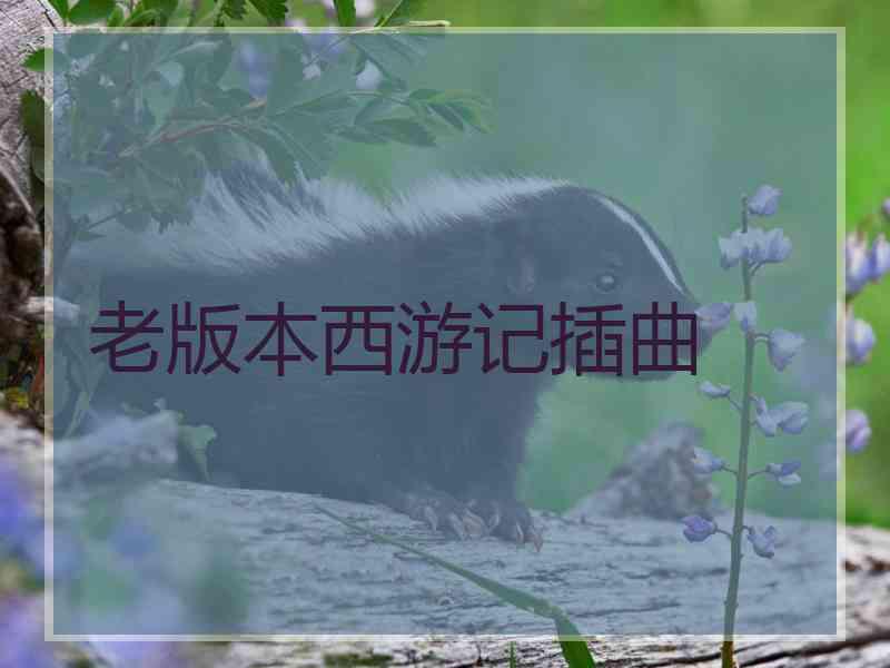 老版本西游记插曲
