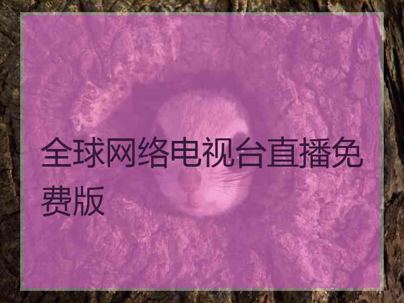 全球网络电视台直播免费版