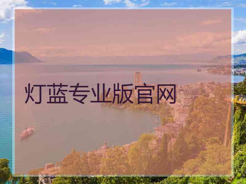 灯蓝专业版官网