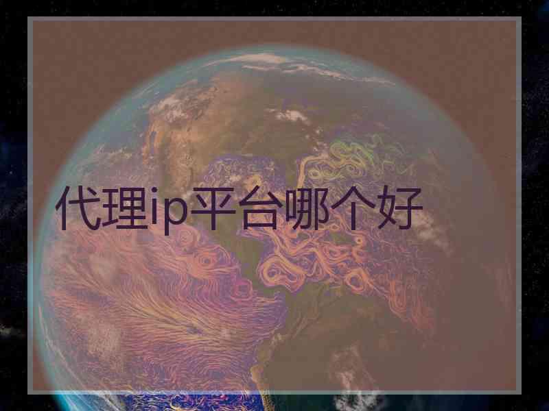 代理ip平台哪个好