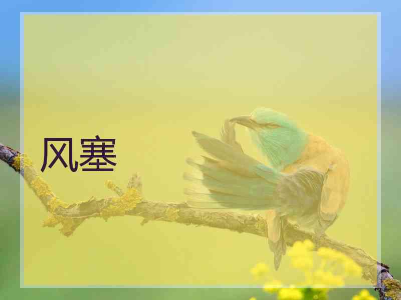 风塞