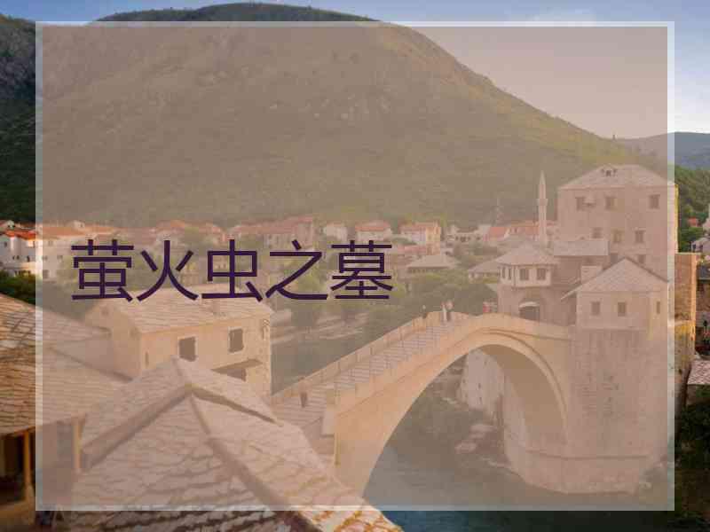 萤火虫之墓