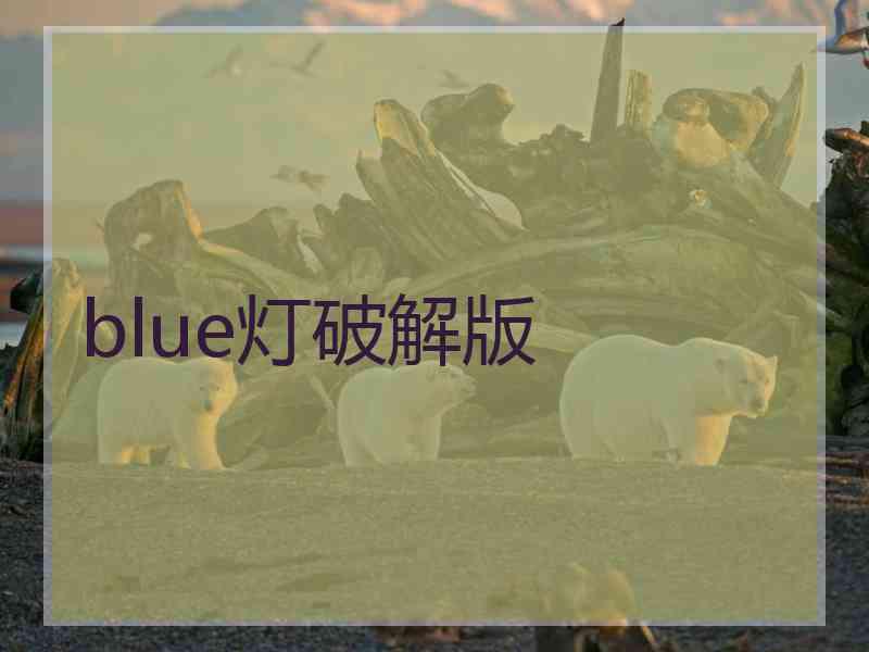 blue灯破解版