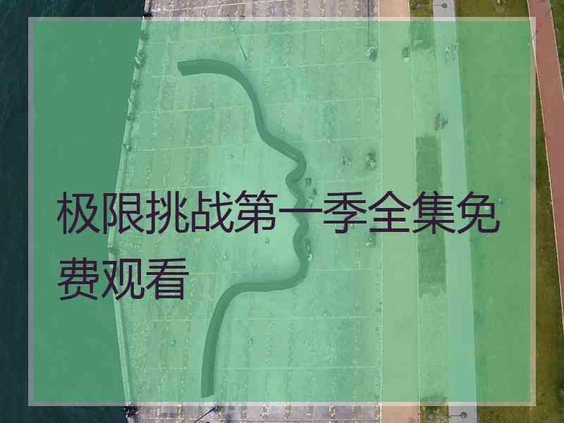极限挑战第一季全集免费观看