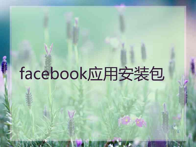 facebook应用安装包