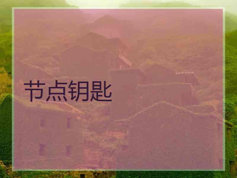 节点钥匙