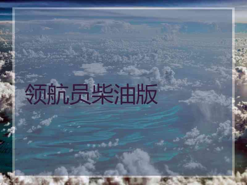 领航员柴油版