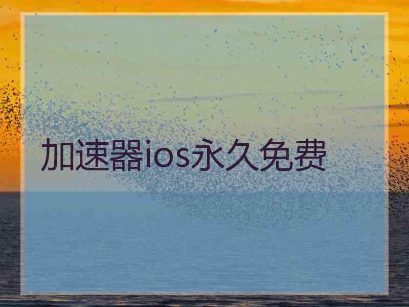 加速器ios永久免费
