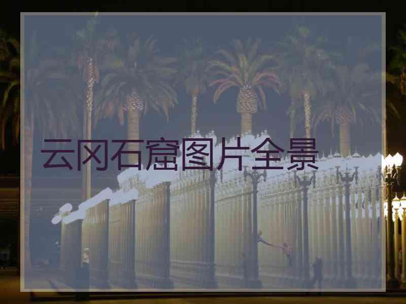 云冈石窟图片全景